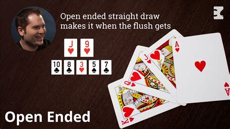 open ended straight draw odds|What Is A Straight .